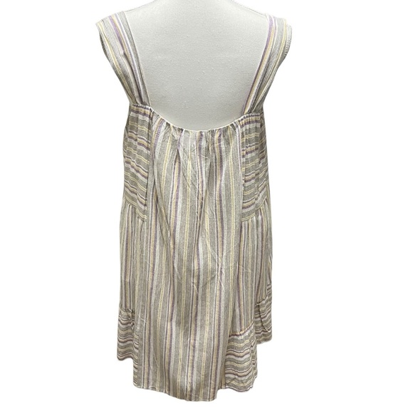 Gilli Striped Sundress Mini w/ Tassel 100% Cotton Size Medium NWT Beach Coastal - Picture 3 of 11